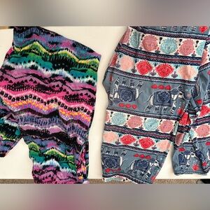 Plus, 2X, set of leggings, soft, comfortable, lounge wear, PJs, Teacher, School